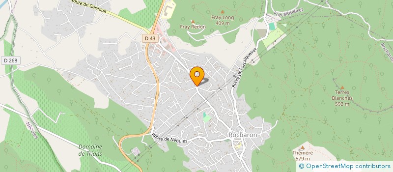 localisation de l'entreprise SCI ZANZIBAR  ROCBARON