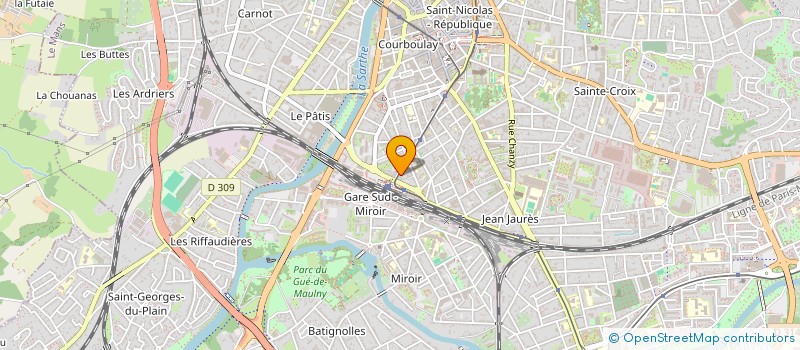 localisation de l'entreprise SCI ZAOUI  LE MANS