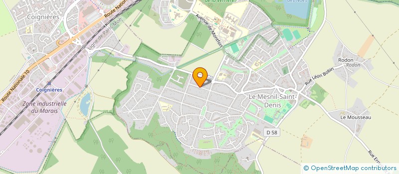 localisation de l'entreprise SCI ZAOUIA  LE MESNIL-SAINT-DENIS