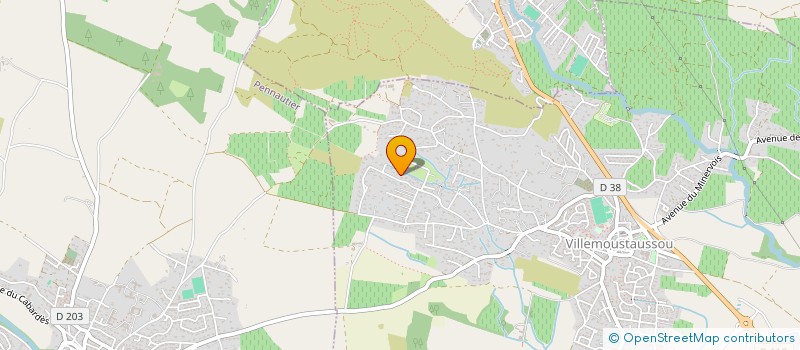 localisation de l'entreprise SCI ZAP 11 à VILLEMOUSTAUSSOU