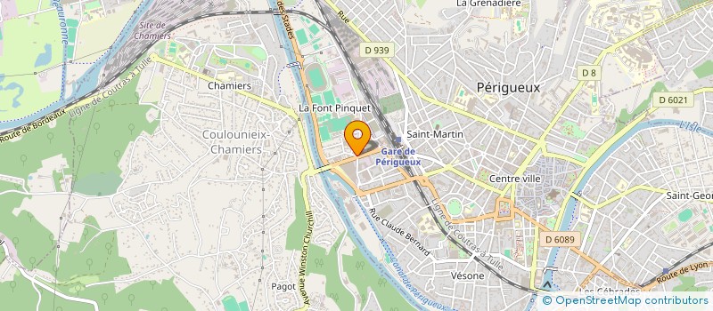 localisation de l'entreprise SCI ZAP à PERIGUEUX