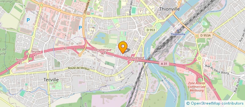 localisation de l'entreprise SCI ZAPAS à THIONVILLE