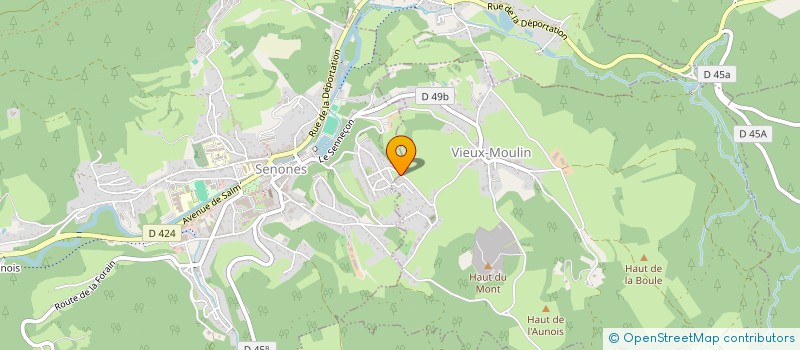 localisation de l'entreprise SCI ZAPOMNADOU  SENONES