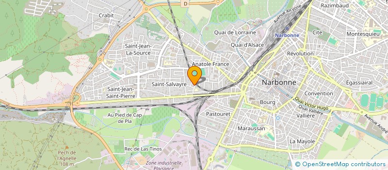localisation de l'entreprise SCI ZAPPA à NARBONNE