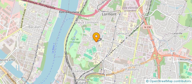 localisation de l'entreprise SCI ZARA  LORMONT