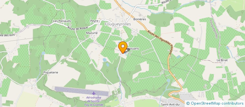 localisation de l'entreprise SCI ZARATIN à FOUGUEYROLLES