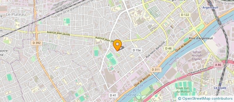 localisation de l'entreprise SCI ZARAYE  ARGENTEUIL