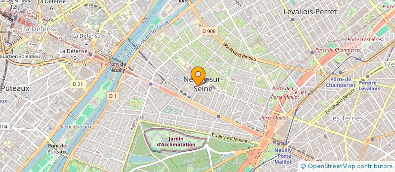 localisation de l'entreprise SCI ZARHI TERNES à NEUILLY-SUR-SEINE