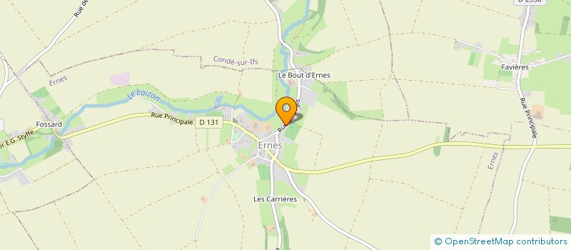 localisation de l'entreprise SCI ZARIO  ERNES