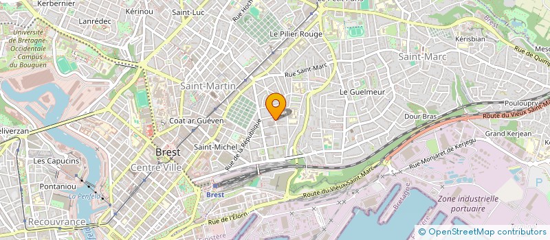 localisation de l'entreprise SCI ZARMA-LEVOT  BREST