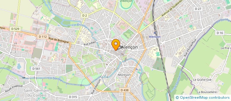 localisation de l'entreprise SCI ZARMITAN à ALENCON