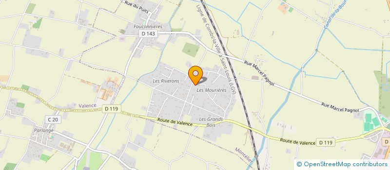 localisation de l'entreprise SCI ZAROS  MONTELIER