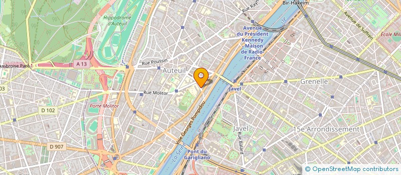 localisation de l'entreprise SCI ZARRIN  PARIS