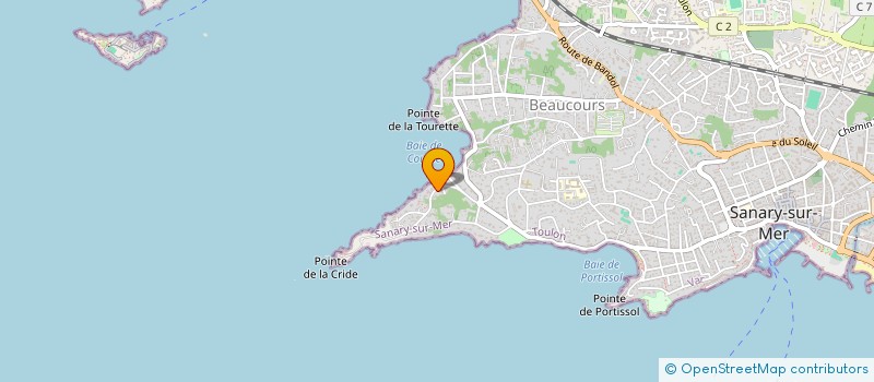 localisation de l'entreprise SCI ZARTOM à SANARY SUR MER