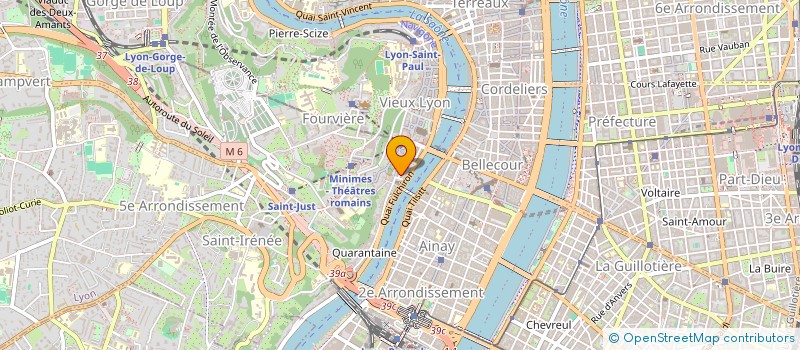 localisation de l'entreprise SCI ZARZIS  LYON