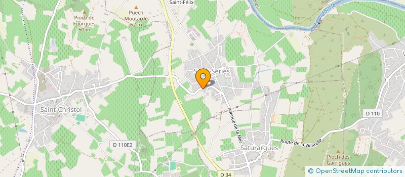 localisation de l'entreprise SCI ZASI  SAINT-SERIES