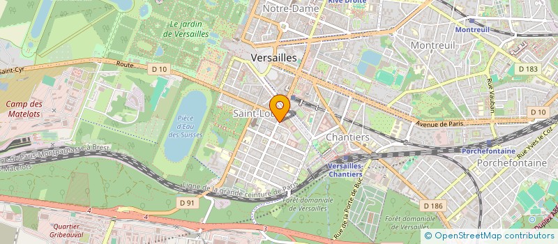 localisation de l'entreprise SCI ZATER IMMOBILIER à VERSAILLES