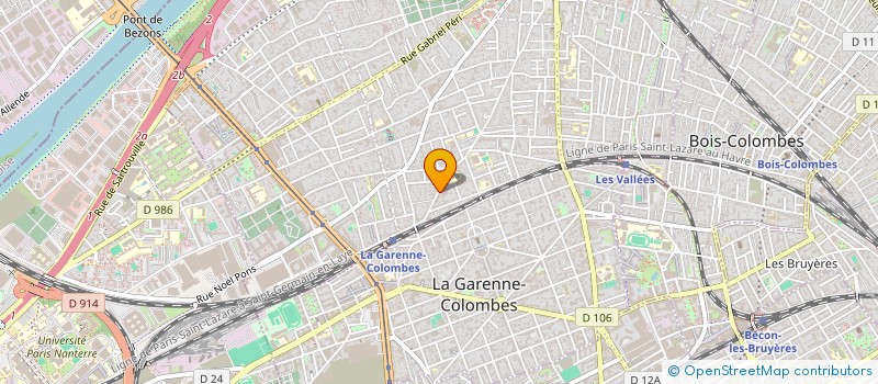 localisation de l'entreprise SCI ZAVI à COLOMBES