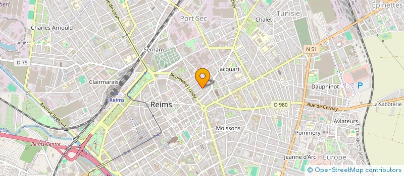 localisation de l'entreprise SCI ZAWADZKI  REIMS