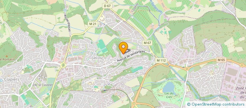localisation de l'entreprise SCI ZAXHONA  JACOU