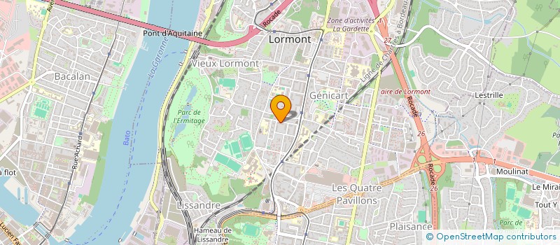 localisation de l'entreprise SCI ZAYN  LORMONT