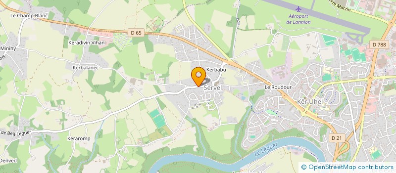 localisation de l'entreprise SCI ZAZA  LANNION