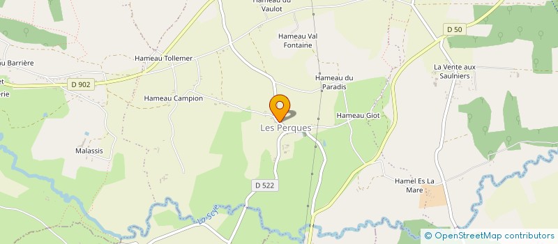 localisation de l'entreprise SCI ZAZATI à BRICQUEBEC-EN-COTENTIN