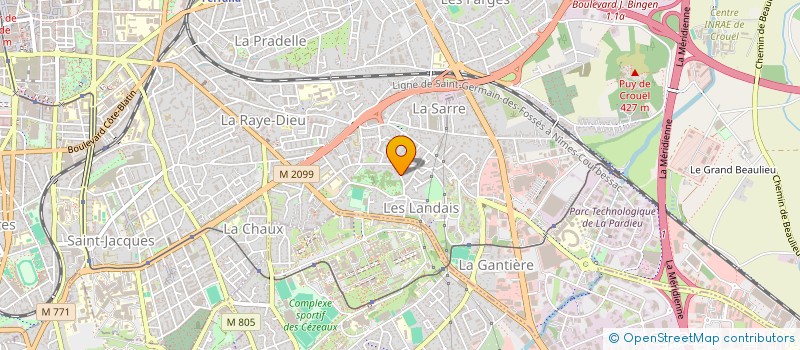 localisation de l'entreprise SCI ZBIB  CLERMONT-FERRAND