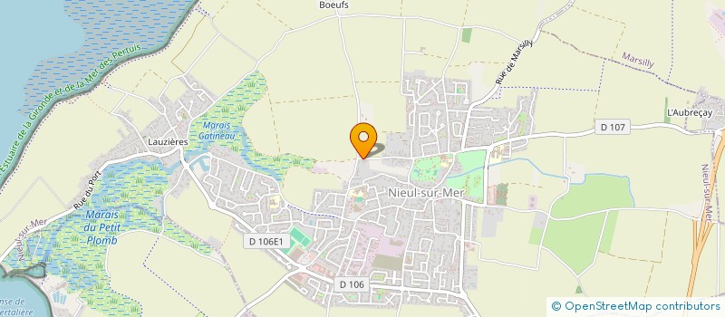 localisation de l'entreprise SCI ZBL  NIEUL-SUR-MER