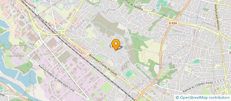 localisation de l'entreprise SCI ZBL à LONS