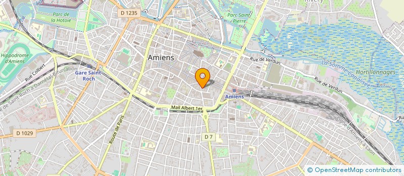 localisation de l'entreprise SCI ZD IMMOBILIER à AMIENS