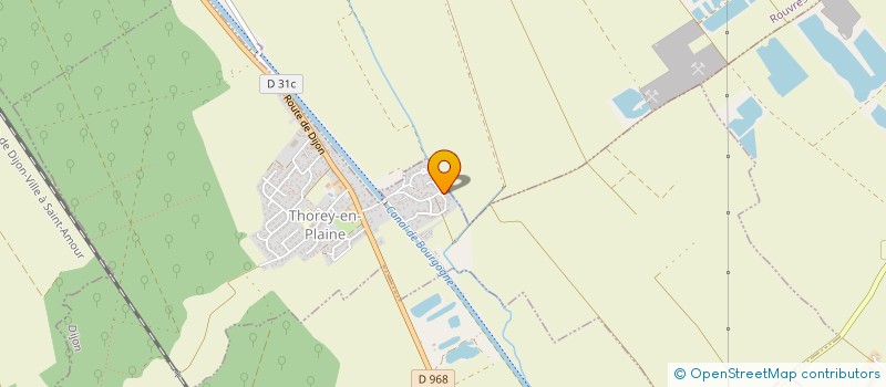 localisation de l'entreprise SCI ZEB FAMILY  THOREY-EN-PLAINE