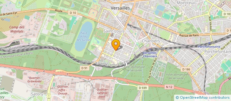 localisation de l'entreprise SCI ZEBULON à VERSAILLES