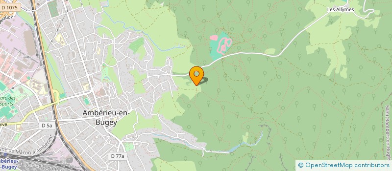 localisation de l'entreprise SCI ZEBULON  AMBERIEU-EN-BUGEY