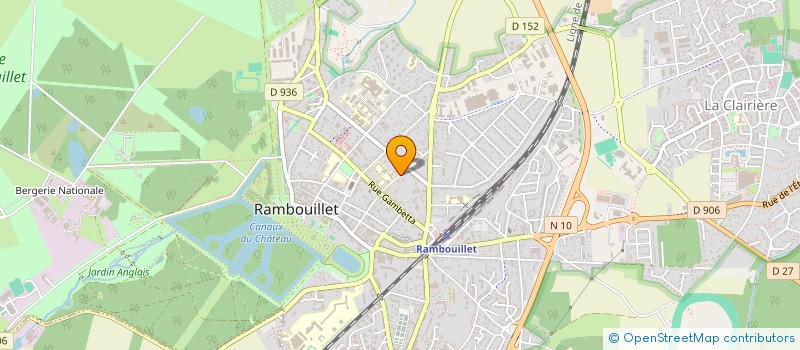 localisation de l'entreprise SCI ZEBULON  RAMBOUILLET