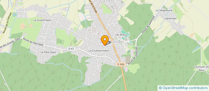 localisation de l'entreprise SCI ZEDDEM à LE POINCONNET