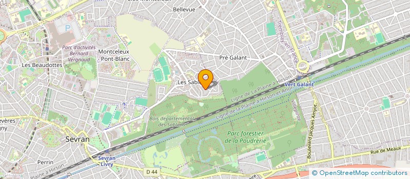localisation de l'entreprise SCI ZEE à SEVRAN