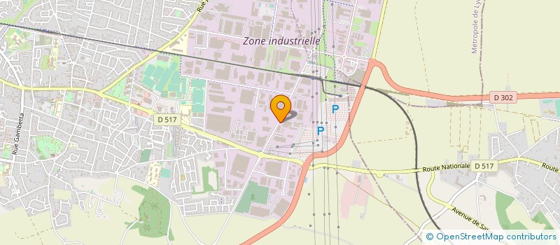 localisation de l'entreprise SCI ZEF  MEYZIEU