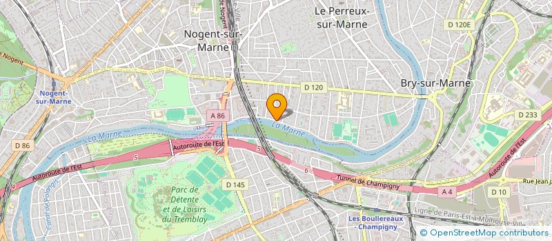 localisation de l'entreprise SCI ZEFIRA  LE PERREUX-SUR-MARNE