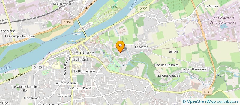 localisation de l'entreprise SCI ZEGRETTE  AMBOISE