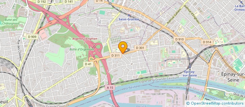 localisation de l'entreprise SCI ZEHANI  ARGENTEUIL