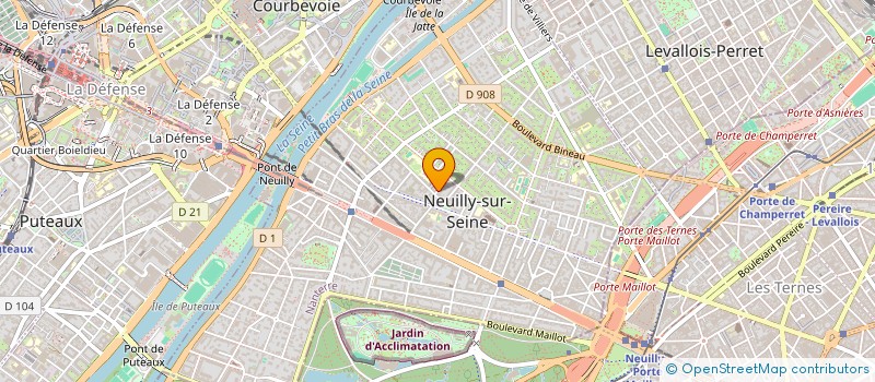 localisation de l'entreprise SCI ZEHARI à NEUILLY-SUR-SEINE