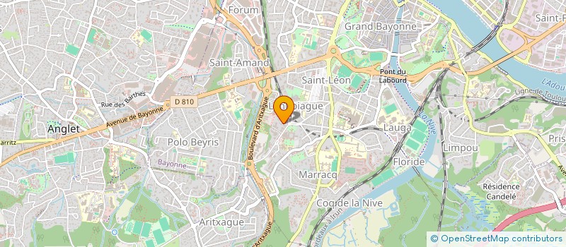 localisation de l'entreprise SCI ZELAIA HAUT BOUCAU à BAYONNE