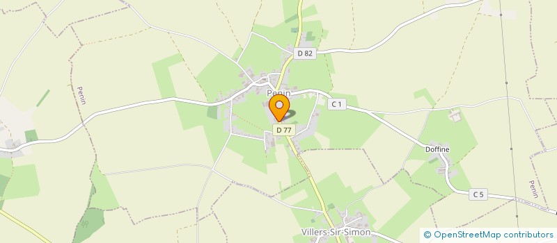 localisation de l'entreprise SCI ZELIA  PENIN