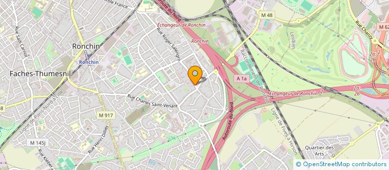 localisation de l'entreprise SCI ZELIE  RONCHIN