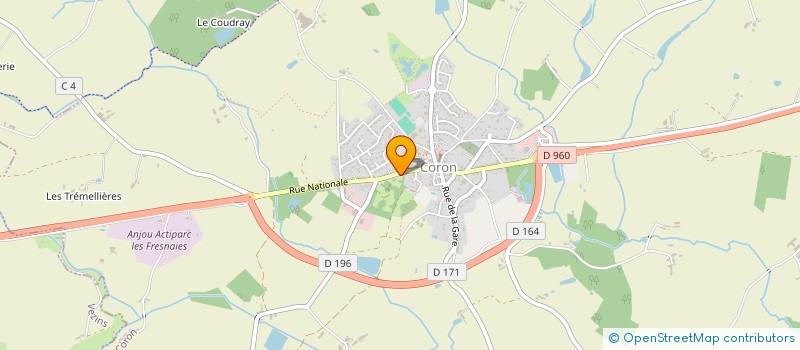 localisation de l'entreprise SCI ZELIE VALLEE  CORON