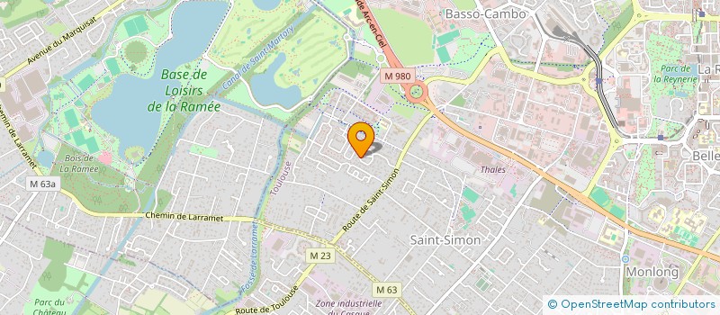 localisation de l'entreprise SCI ZELLENBERG à TOULOUSE
