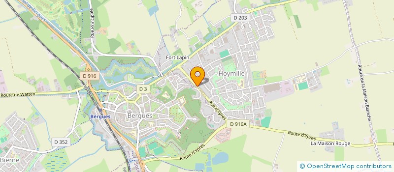 localisation de l'entreprise SCI ZELLY  HOYMILLE