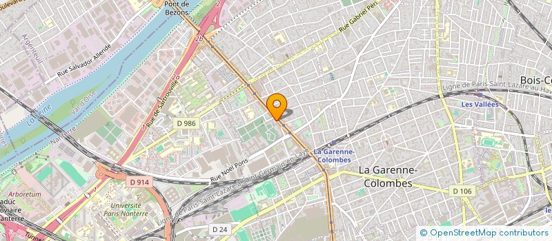 localisation de l'entreprise SCI ZELMATI à COLOMBES