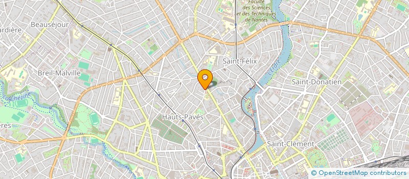 localisation de l'entreprise SCI ZELONIDE PARNASSE à NANTES